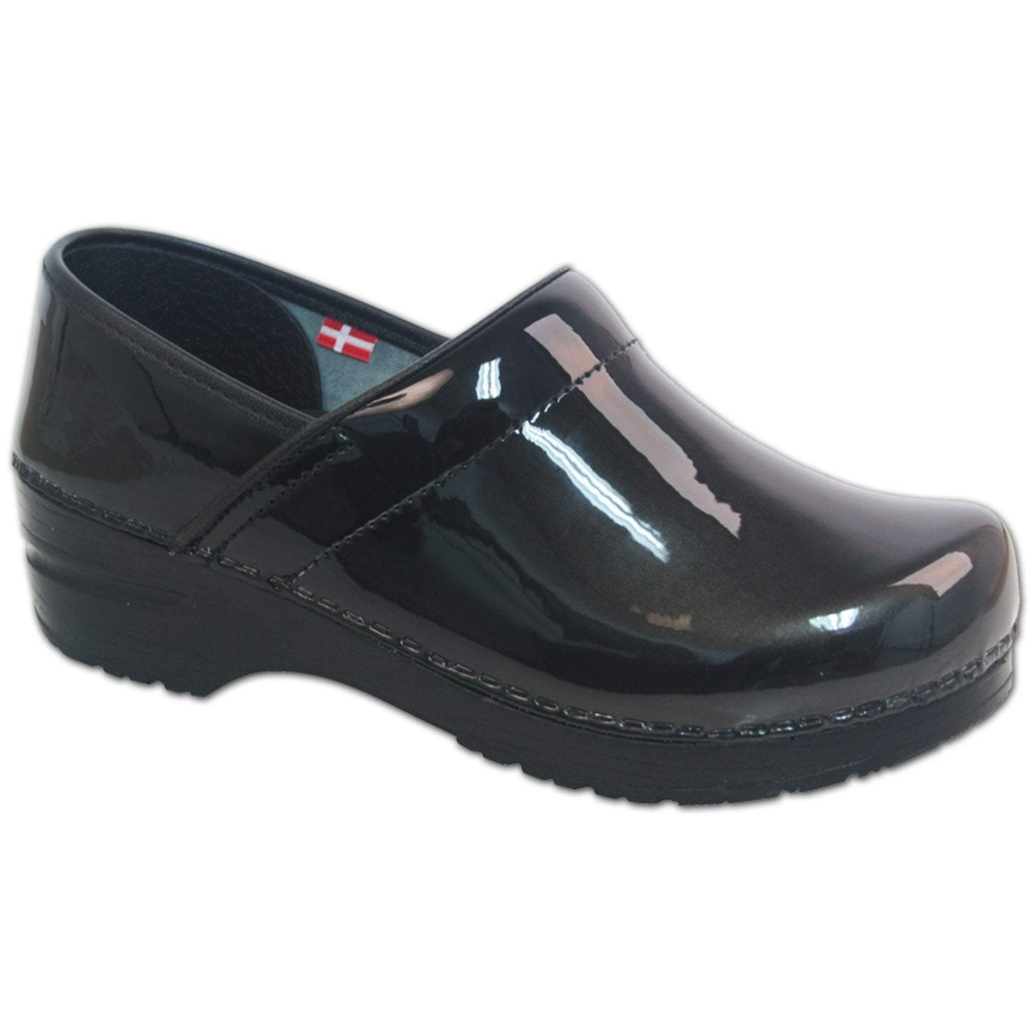 Sanita Milan Women's in Black Closed Back Clog